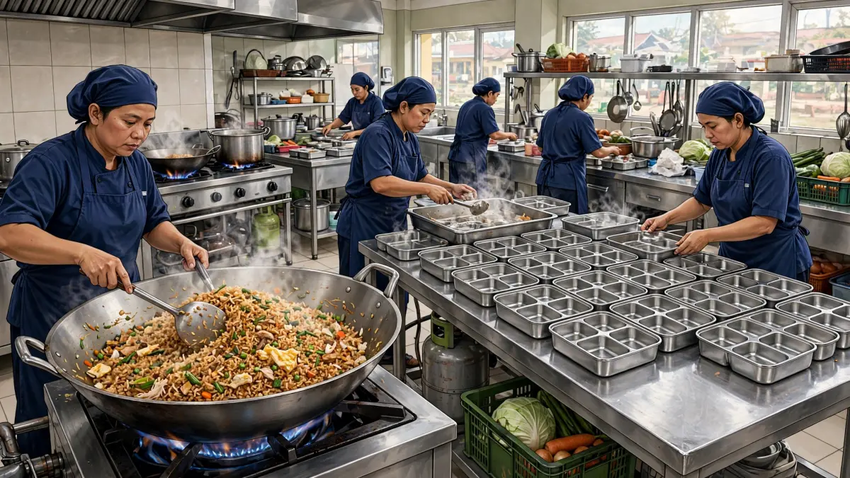 Ilustrasi dapur SPPG