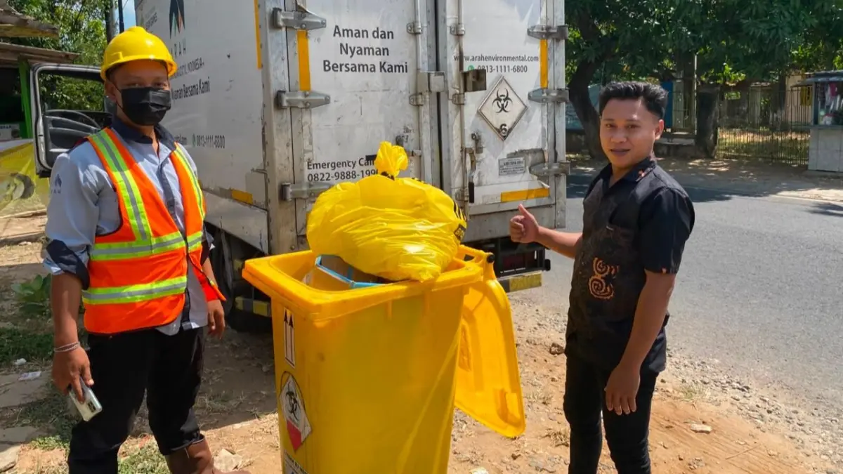 AMAN: Penanganan kebersihan dan sampah medis Klinik Pratama Rawat Inap Ar-Rahman bekerja sama dengan PT ARAH.