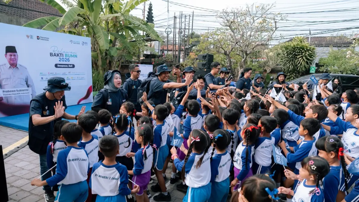 EDUKATIF: BRI melibatkan relawan dalam Relawan Bakti BUMN 2026.