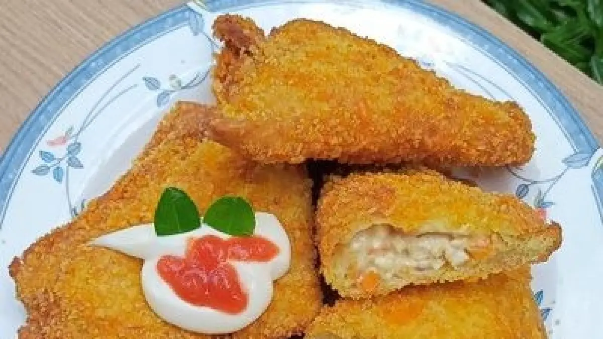 Resep Roti Goreng Ayam Mayo 