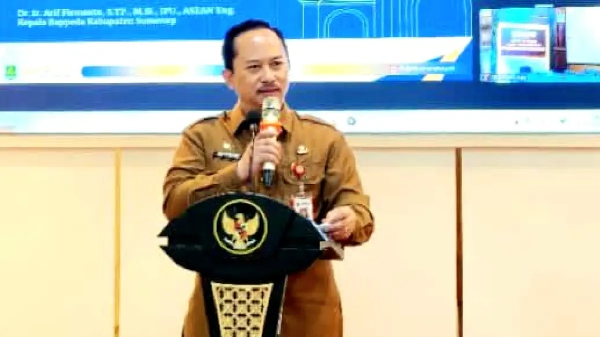 Kepala Bappeda Sumenep Arif Firmanto (BAPPEDA SUMENEP UNTUK JPRM)
