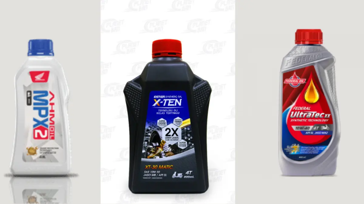 Deretan oli motor yang baik buat motor metic