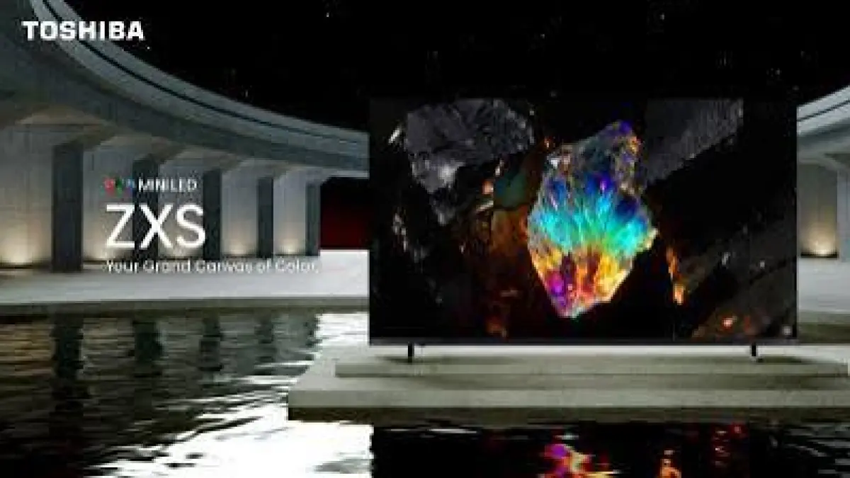 Toshiba TV ZXS RGB Mini LED Dirilis, Panel 180Hz dan Audio REGZA 4.1.2