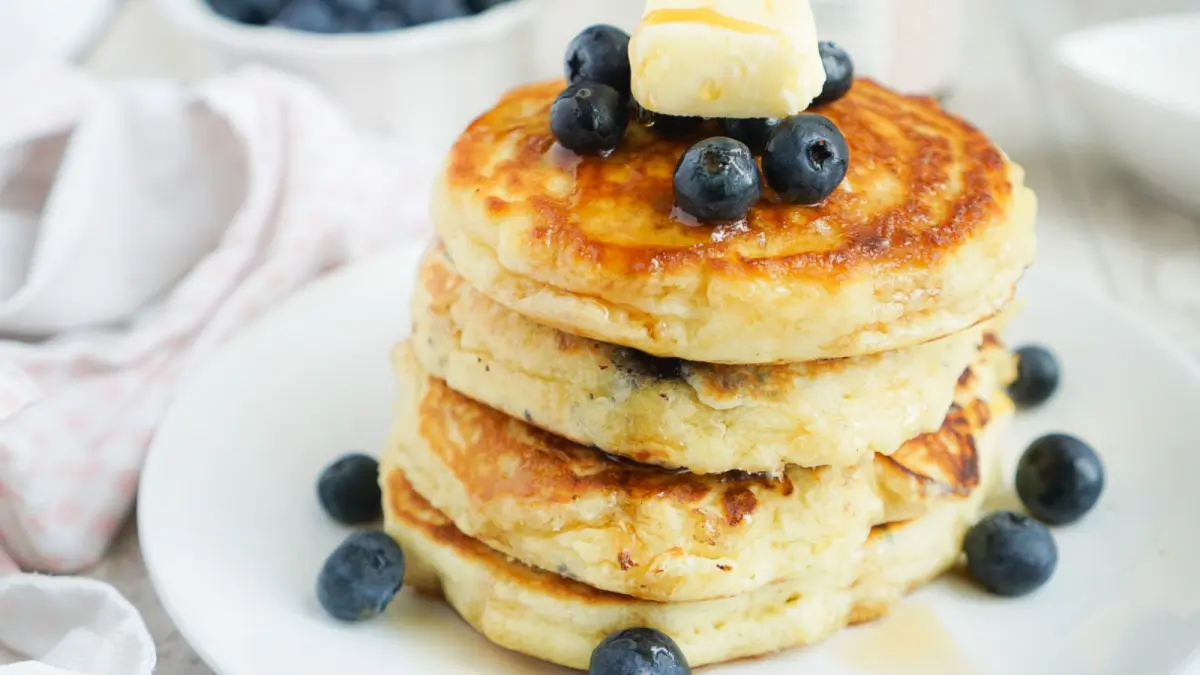 Resep fluffy blueberry