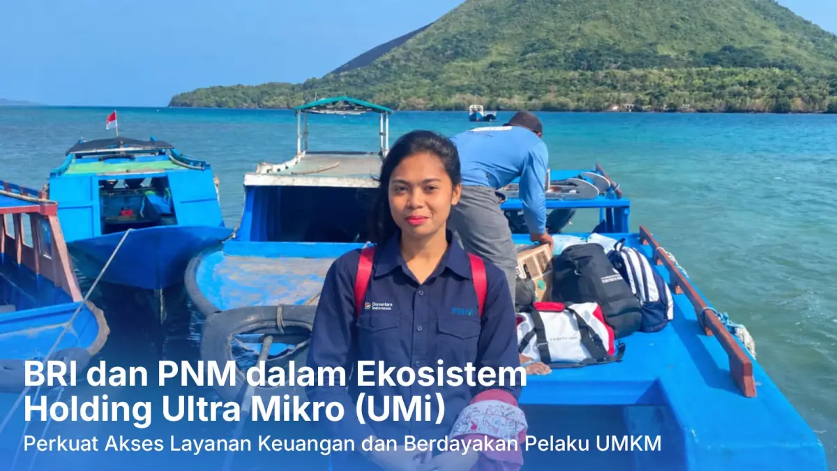 HEBAT: Violend Trintje Ory rutin mendampingi nasabah hingga ke Pulau Banda Neira, Maluku Utara.