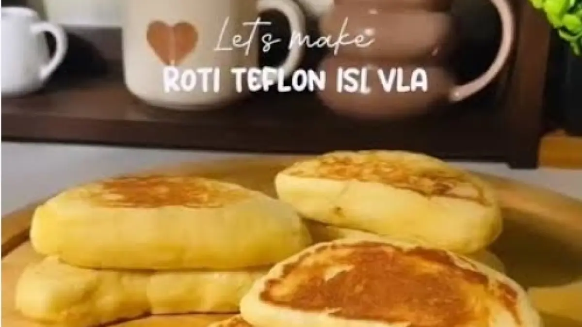 Resep Roti Teflon Isi Vla