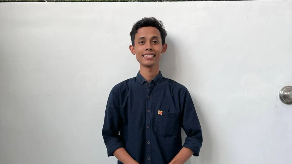 Rosidi, peserta JKN asal Bangkalan yang memanfaatkan aplikasi Mobile JKN.