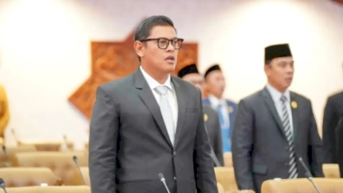 BERSAHAJA: Juru Bicara Banggar DPRD Jatim Abdullah Abu Bakar.