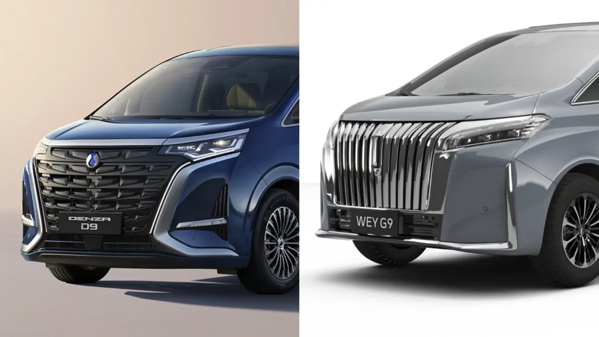 Denza D9 & Wey G9 Hi4 (X/@BYDGlobal & @top3dmodels)
