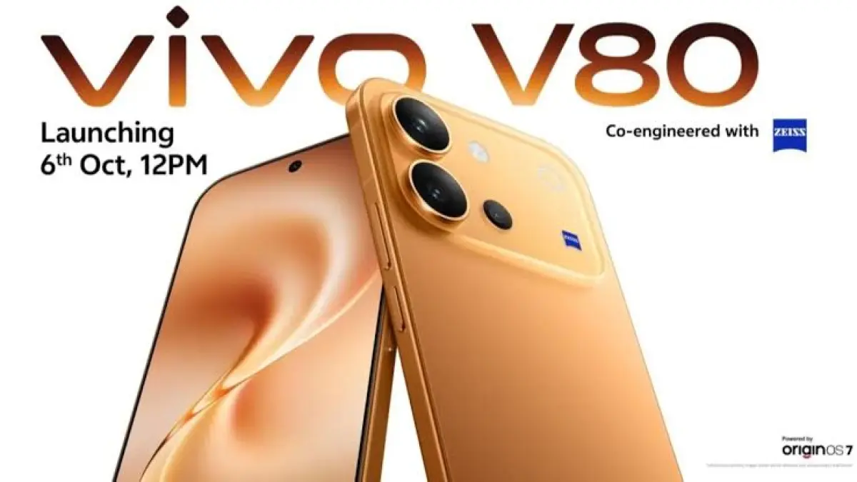 Vivo V80 Resmi Meluncur 6 Oktober, Bawa Kamera ZEISS dan Baterai Jumbo 7.200 mAh