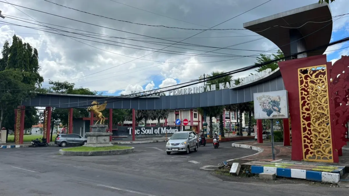 PUSAT PEMERINTAHAN: Suasana Kantor Pemkab Sumenep yang berlokasi di Desa Kolor, Kecamatan Kota, Kamis (24/9).