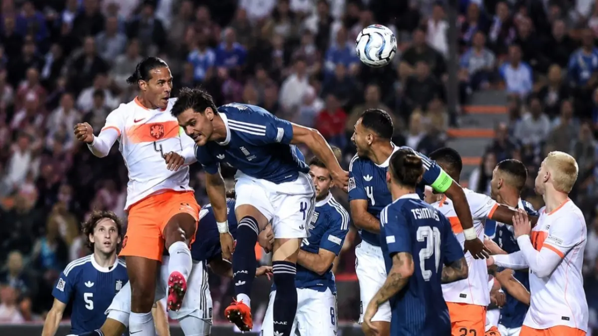 Hasil Yunani vs Belanda berakhir 2-2