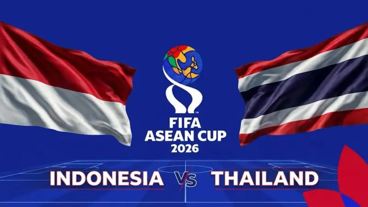 Final FIFA ASEAN CUP 2026 Indonesia vs Thailand. (X/@wahdiskon)
