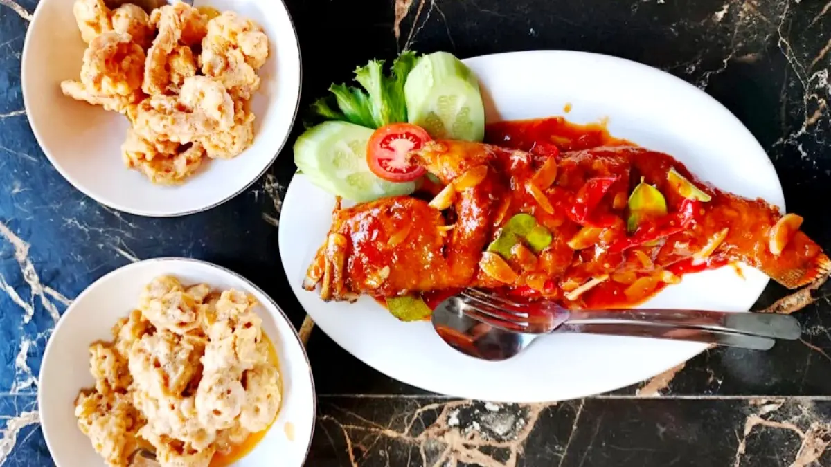 Ragam menu di Restoran Makan Ikan Sumenep