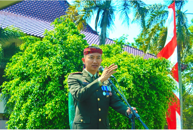 Letkol Armed Dodot Sugeng Hariadi Nakhoda Baru Dandim 0829