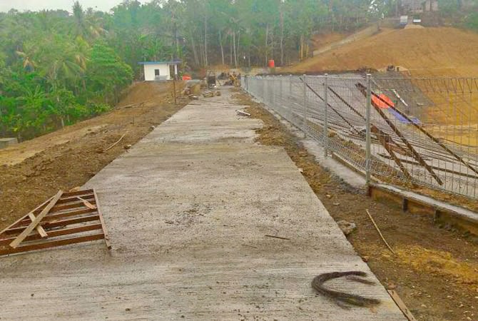 Pekerjaan Proyek Embung Aeng Merah Capai 90 Persen