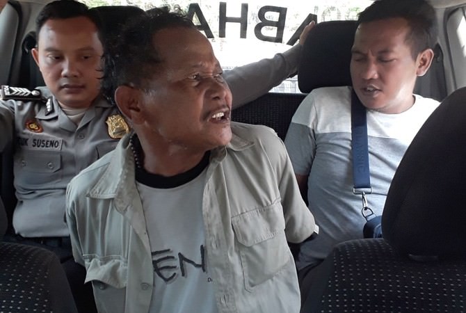 Resahkan Warga, Polisi Amankan Orang Gila