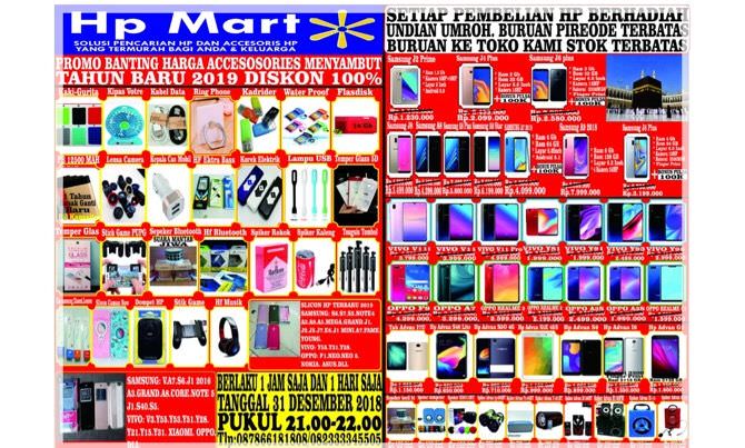 Wow!! Buruan Aksesoris HP Diskon 100 Persen Spesial Malam Tahun Baru