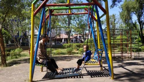 Besi Berkarat, Pengunjung Taman Arek Lancor Pamekasan Mengeluh