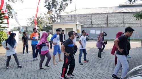 Pererat Keakraban, Senam Zumba Jadi Pilihan Kru Radar Madura