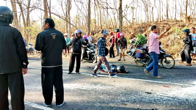 Pengendara Tewas Terkapar di Gunung Gigir