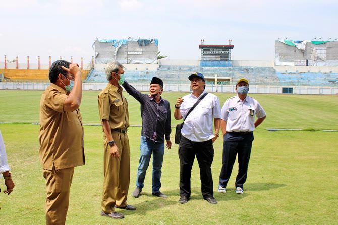 Balai Prasarana Kementerian PUPR Survei Stadion Gelora Bangkalan