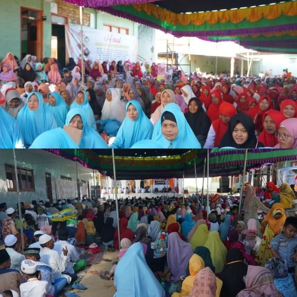 Ribuan Umat Meriahkan Haul Akbar Ke-6 Masyayikh Bindung