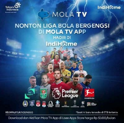 Indihome Gandeng Mola TV, Pelanggan Dimanjakan Berbagai Konten Menarik