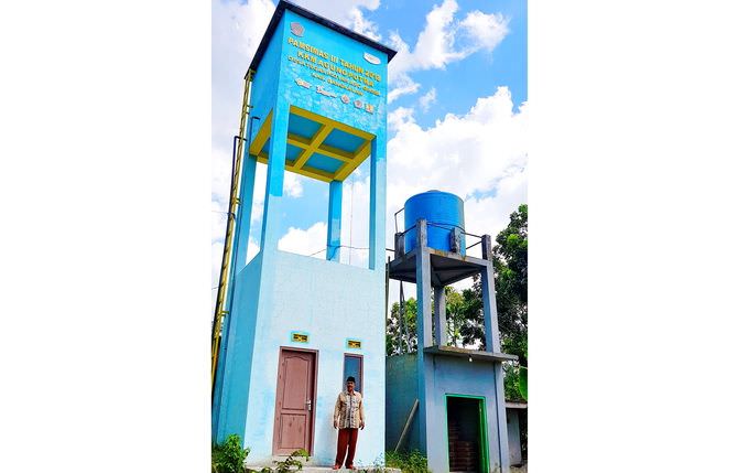 Upaya H. M. Lipah Majukan Desa Tegar Priyah