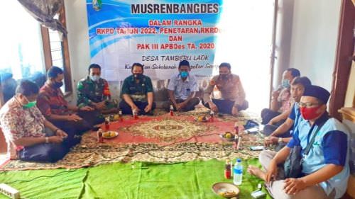 Kades Tamberu Laok Subaidi Komitmen Bangun Desa
