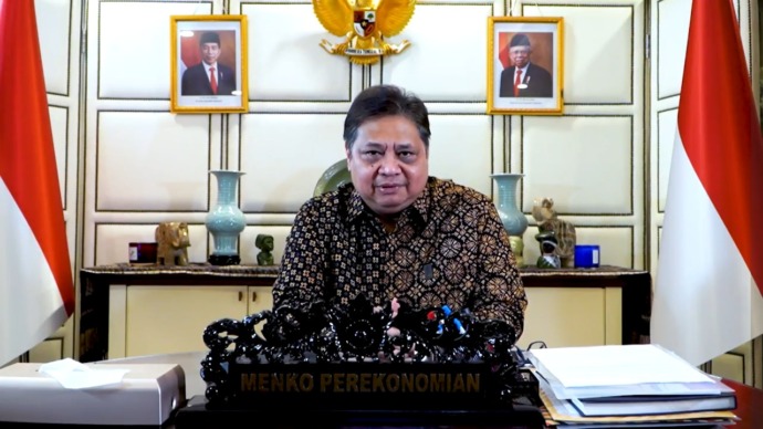 OPTIMISTIS: Menteri Koordinator Bidang Perekonomian Airlangga Hartarto. (EKON.GO.ID)