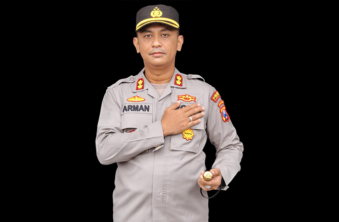 AKBP ARMAN Kapolres Sampang. (POLRES SAMPANG FOR Radarmadura.id)