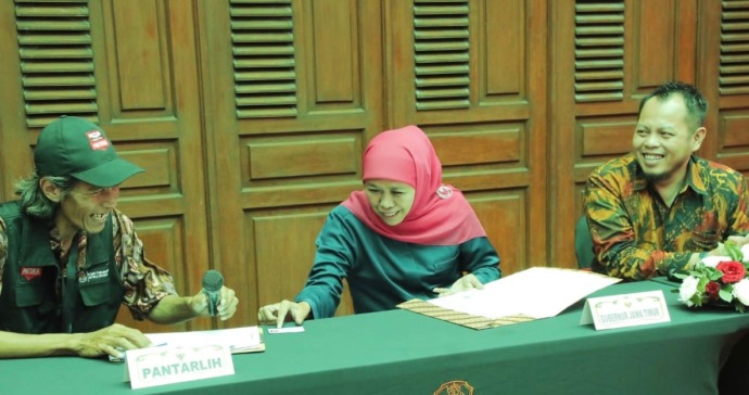 KPU Lakukan Coklit di Kediaman Gubernur Jatim Khofifah