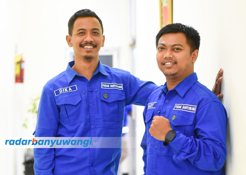 Adha Panca Wahyu Adika dan Mohammad Haldy Pratama, Karyawan PUDAM Banyuwangi