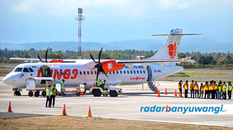 SIAP MELAYANI: Maskapai Wings Air akan melayani rute Surabaya Banyuwangi