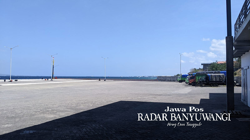 LENGANG: Pelabuhan Perikanan Masami, Desa Ketapang tak didarati kapal ikan sejak empat bulan terakhir.