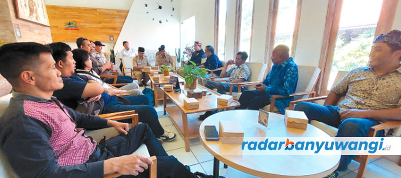 BERKOORDINASI: Dinas Kebudayaan dan Pariwisata gelar pertemuan bersama BKSDA, PT Candi Ngrimbi, dan pelaku wisata, Senin (4/9).