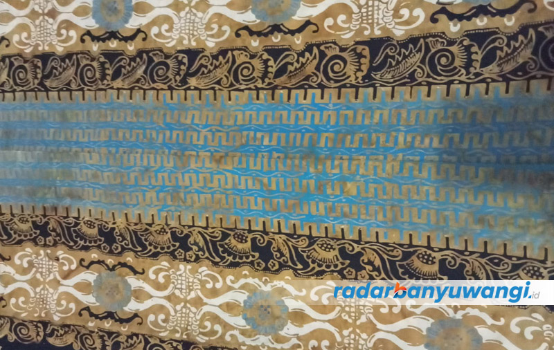 TERBARU: Motif batik Sembruk Cacing mulai dikenalkan lebih luas kepada masyarakat Banyuwangi.