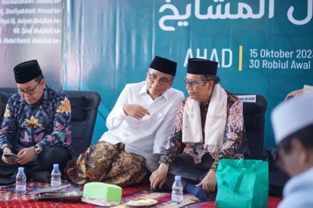 SANTRI TULEN: Calon wakil presiden Mahfud MD dikenal sebagai santri yang cerdas dan profesional di bidangnya.