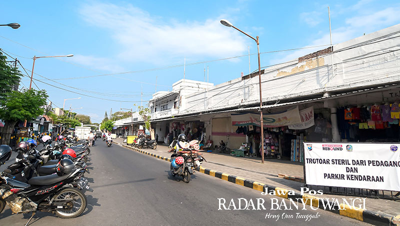 CAGAR BUDAYA: Kondisi Pasar Banyuwangi sebelum direvitalisasi.
