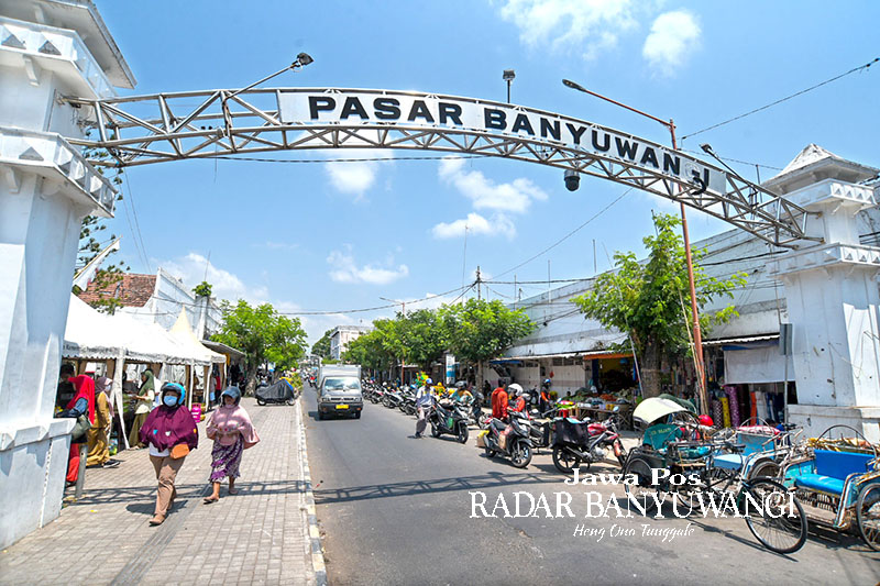 SEGERA DIBANGUN: Revitalisasi Pasar Banyuwangi akan dimulai awal tahun depan. Pemkab Banyuwangi juga telah menyiapkan tempat relokasi untuk pedagang.