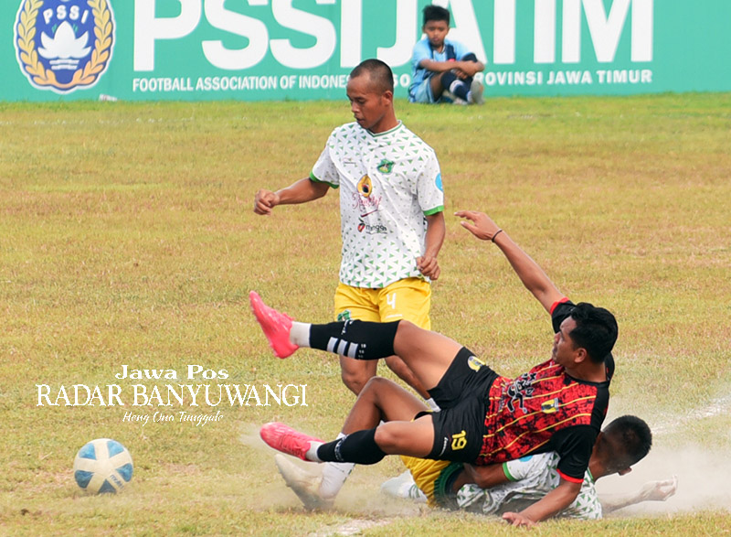 TUAN RUMAH: Tim BP saat mengahadapi kesebelasan Persekap Pasuruan di Stadion Diponegoro Banyuwangi pada Desember 2023 lalu.