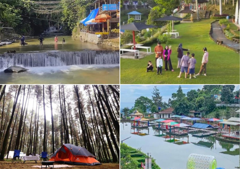 Inilah beberapa tempat wisata di Kawasan Sentul, Kabupaten Bogor, Jawa Barat, yang lagi hits.