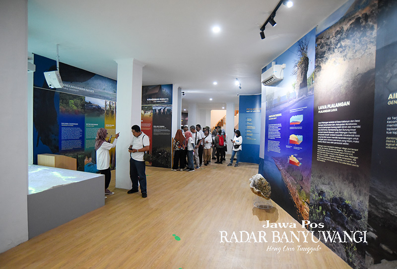 PERTAMA DI JATIM: Museum Geologi Banyuwangi menyimpan informasi terkait geologi yang ada di Banyuwangi dan sekitarnya.