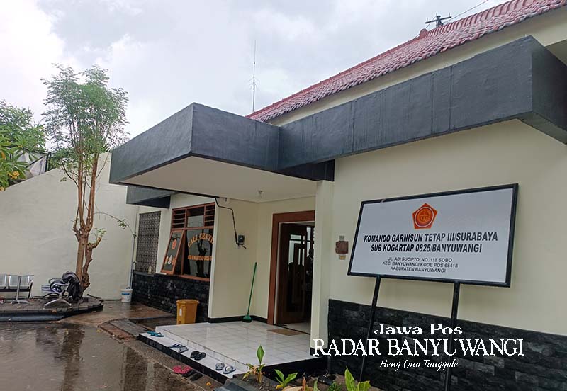 MARKAS GARNISUN: Aktivitas personel Garnisun di kantor sementara Jalan Adi Sucipto akan dimulai awal Februari nanti. Saat ini sudah disiapkan 12 personel.