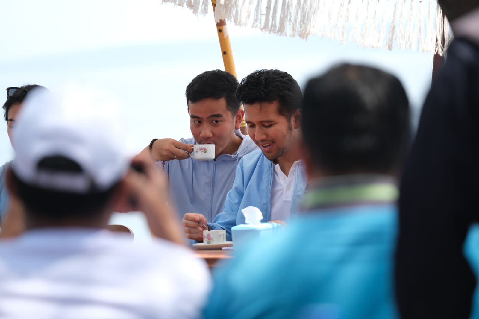 BERTEMU PRESIDEN: Prabowo-GIbran sudah ditemui Presiden Jokowi paska memenangi hasil hitung cepat.