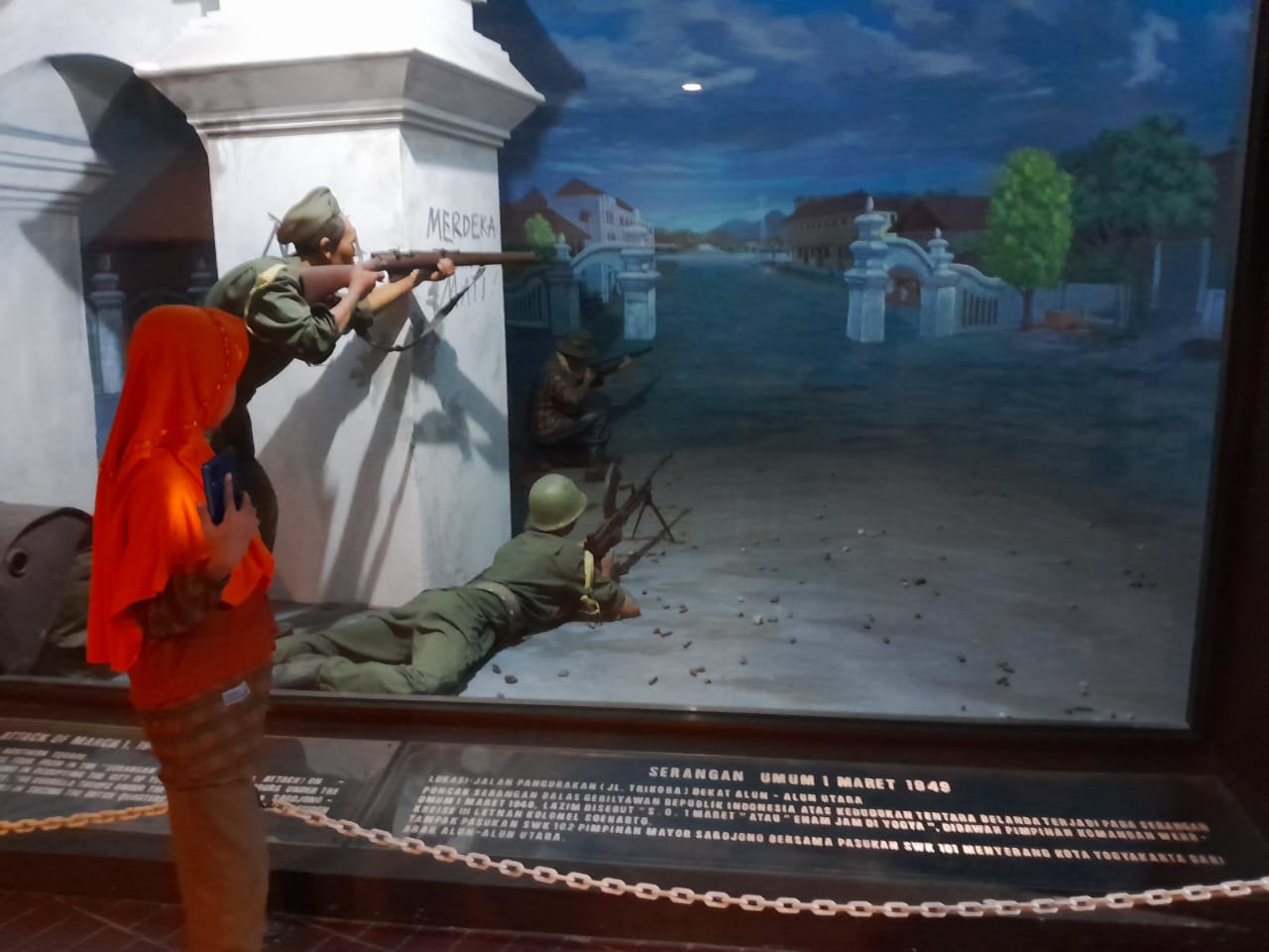 MUSEUM: Serangan Oemoem 1 Maret 1945 tergambar jelas di Monumen Jogja Kembali (Monjali).