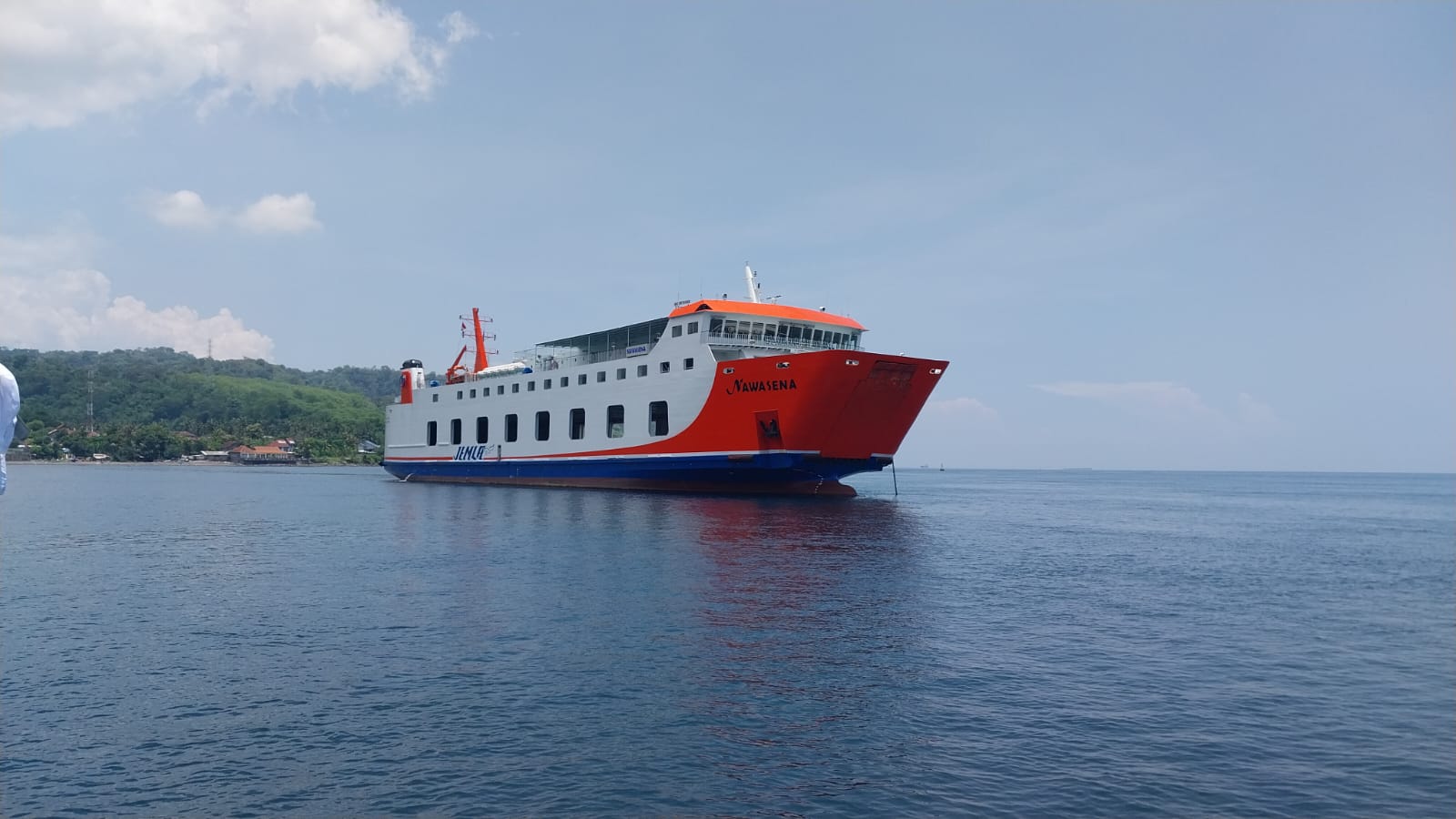 KAPAL UKURAN JUMBO: KMP Nawasena akan dikerahkan untuk membantu angkutan mudik Lebaran di penyeberangan Ketapang&ndash;Gilimanuk bulan depan.