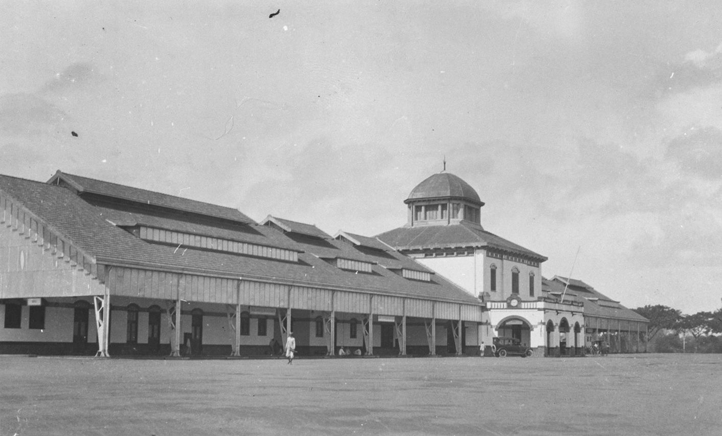 Foto Stasiun Semarang Tawang saat baru selesai dibangun.