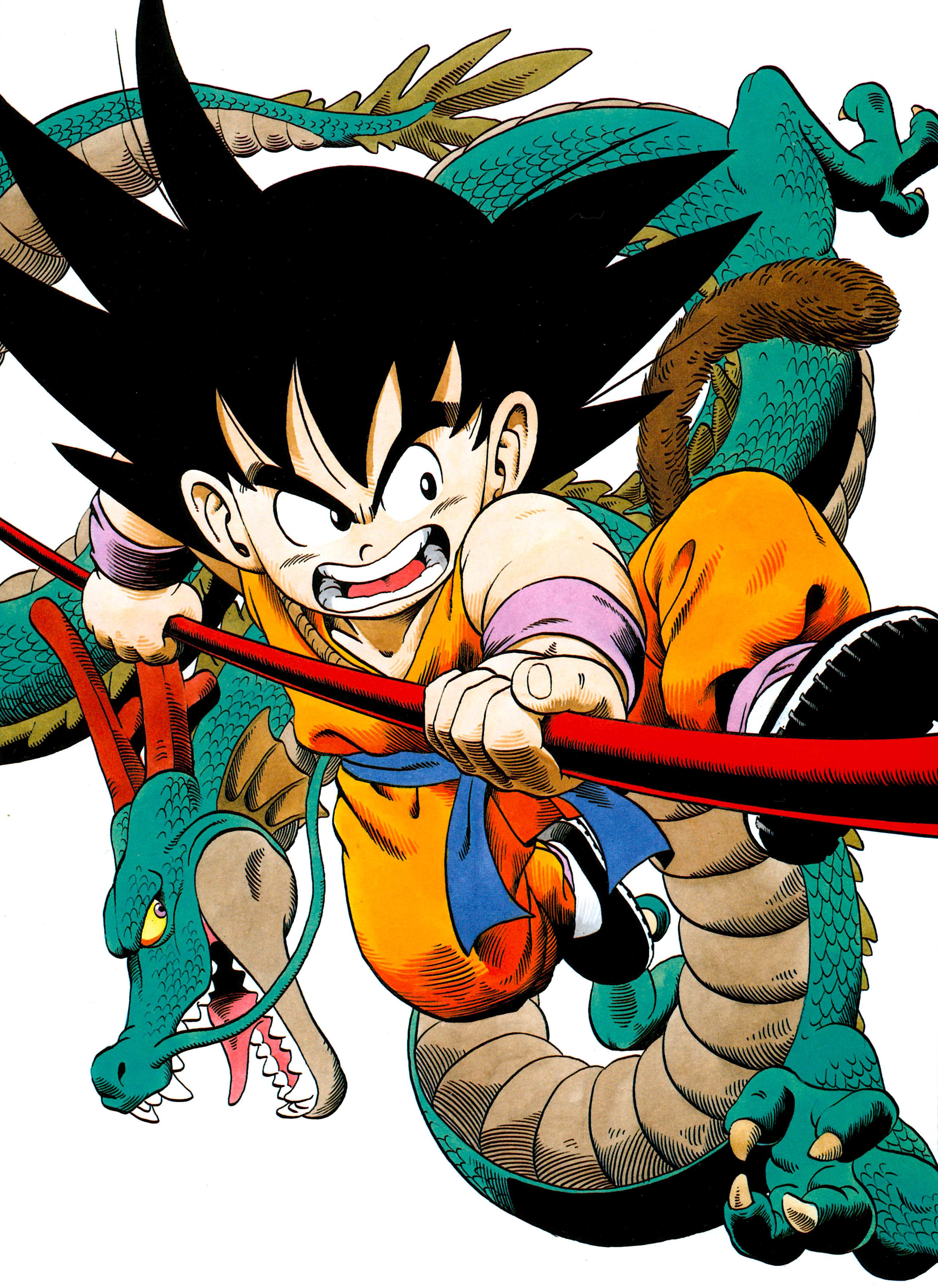GOKU: Alur cerita Dragon Ball selain diisi pertarungan juga mengangkat sisi humanis. Goku ditampilkan memiliki kleuarga